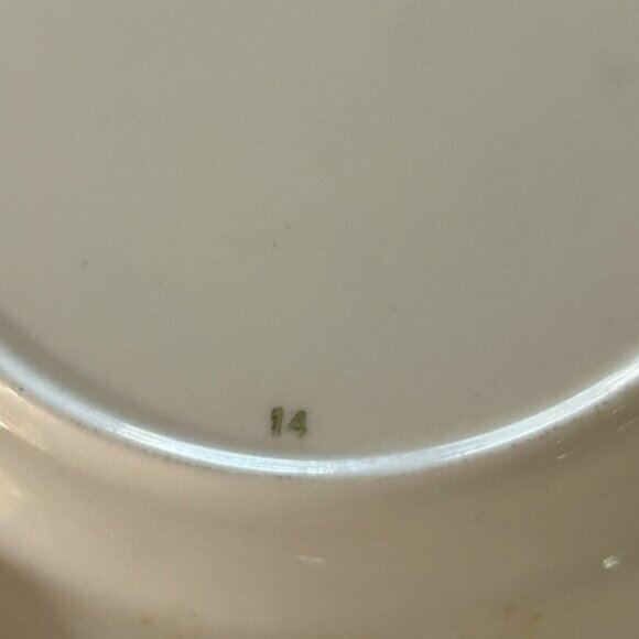 John Ansley Bone China 7986 00 Place Setting Gold Leaf Ornate Pink Vtg - Picture 12 of 16